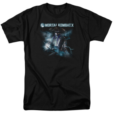 MORTAL KOMBAT RAIDEN Licensed Adult Men's Graphic Tee Shirt SM-6XL