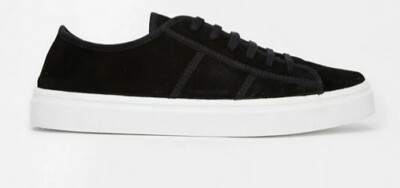 Sin Britannia Suede Sneaker Men Size 8.5 - Black/White MSRP $124.00