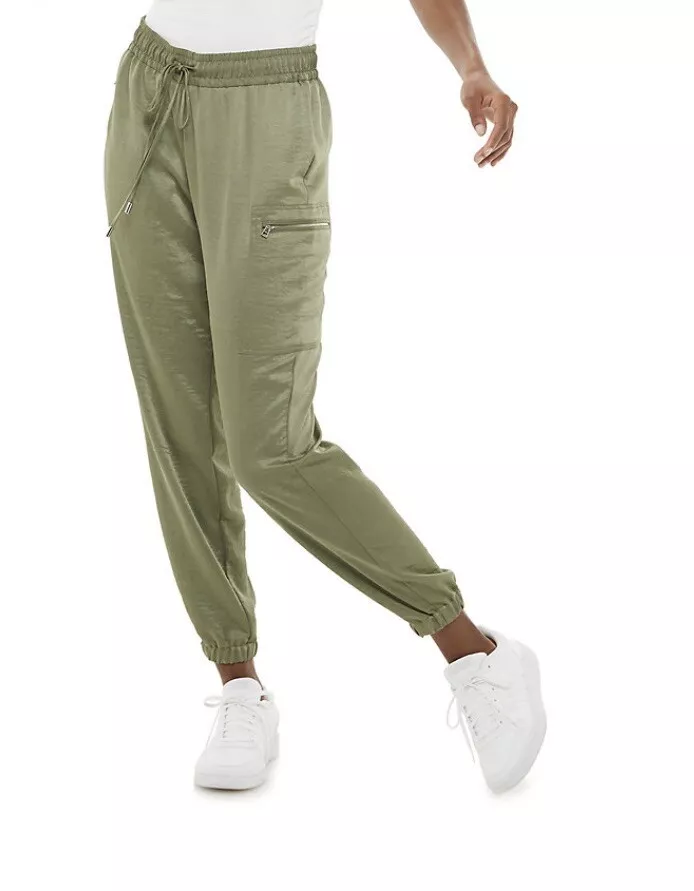 Satin hotsell utility jogger