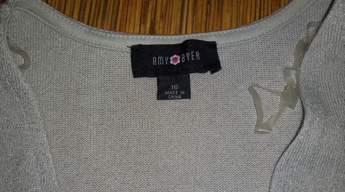 Amy Byer Girls' Long Sleeve Shrug Cardigan Size 16 New With Tags - Picture 3 of 7