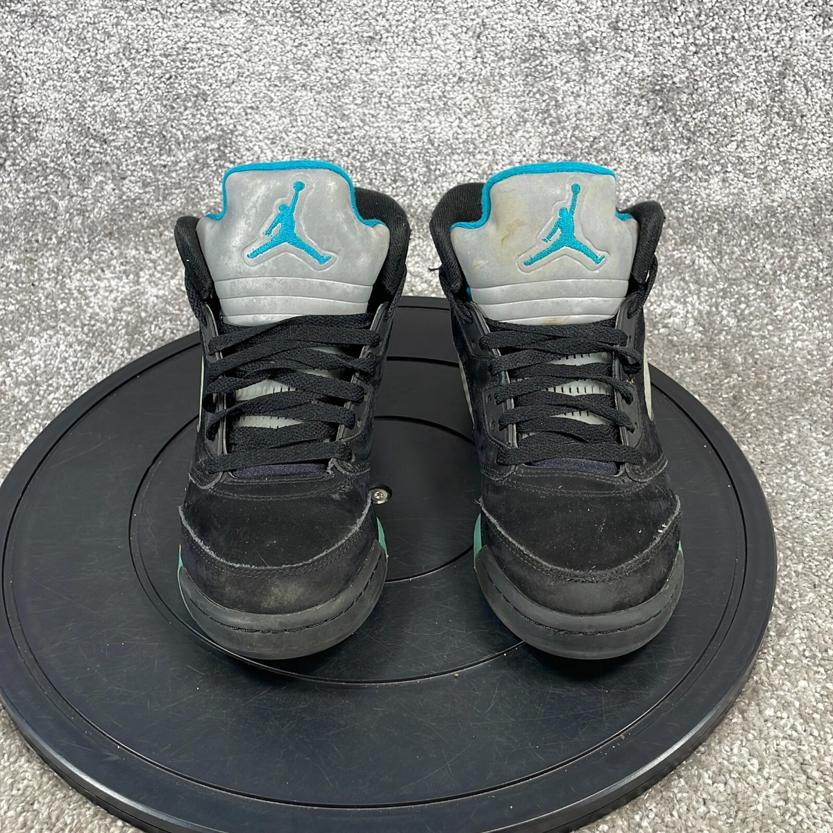 Nike Air Jordan 5 V Retro Aqua Size 7y Athletic Sneaker