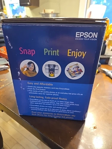 Epson PictureMate Express Edition Personal Photo Lab Printer Model B271A - Picture 5 of 5