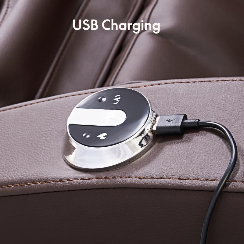 Full Body Massage Chair, Zero Gravity SL-Track Shiatsu, Foot Rollers, Black