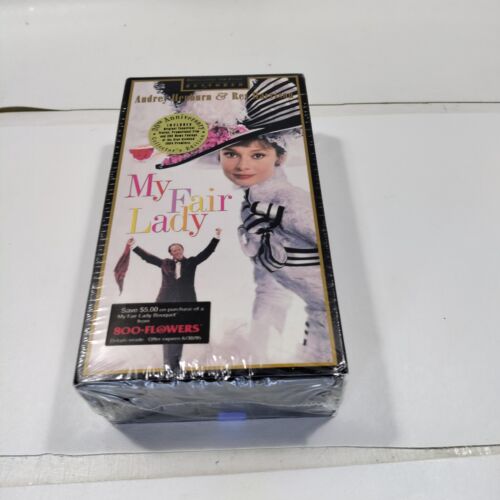 My Fair Lady 1964 NEW SEALED! FOX VIDEO 2 VHS Audrey Hepburn CBS 30th anniversar