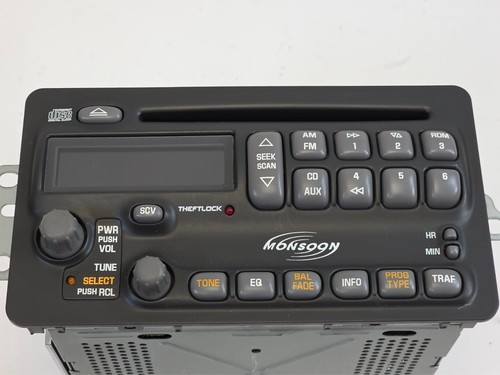 01-05 Pontiac Grand Am Monsoon Cd Radio - READ DESC. CODE NEEDED - Picture 9 of 9