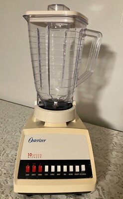 Vintage Sunbeam Oster Osterizer Blender  10 Speed- Model 869-18S