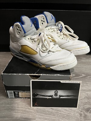 Original Nike Air Jordan 5 Retro Stealth GS 2006 Sz 5.5y