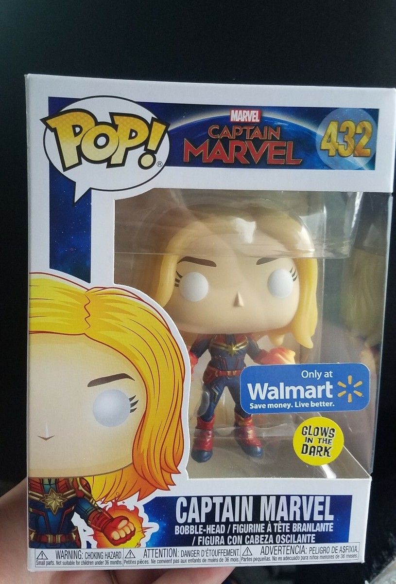 Funko Pop Captain Marvel Walmart Exclusive New