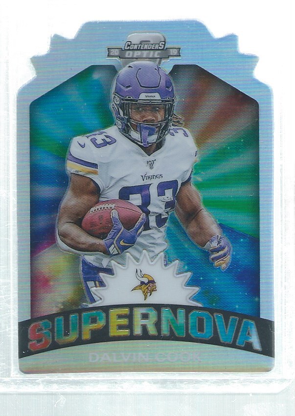 DALVIN COOK 2019 CONTENDERS OPTIC SUPERNOVA DIE CUT SILVER PRIZM