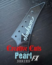 Jackson logo pearl fx vinile decal intarsio per chitarra elettrica progetto headstock