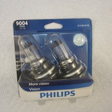 Philips More Vision 9004PRB2 65/45W 12V Headlight Bulbs 2 Pack