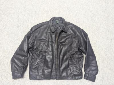 vintage 1990s oarsman J CREW motorcycle jacket L leather jacket