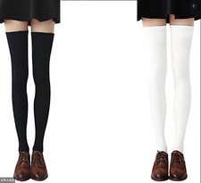 RVCA Women Sweet Jubilee Sock Thigh High Socks 2 Pairs 1 Black 1 White