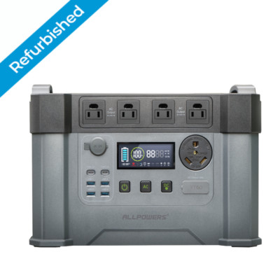 ALLPOWERS 2400W S2000 PRO Solar Generator Power Station for Home Use Refurbished