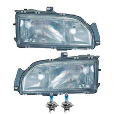 Scheinwerfer Set inkl. Premium Lampen für Ford Sierra GBG GB4 mit Lampenträger