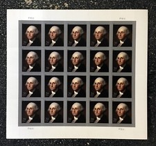 2011USA #4504 20c George Washington by Gilbert Stewart - Sheet of 20  Mint NH