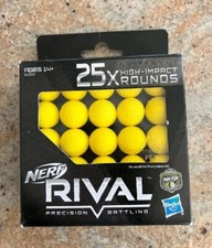 Nerf Rival Gun Balls 25-round Refill Pack High Impact Nerf Rival Rounds