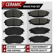 Front And Rear Ceramic Disc Brake Pads For Subaru Forester Brz Impreza Crosstrek