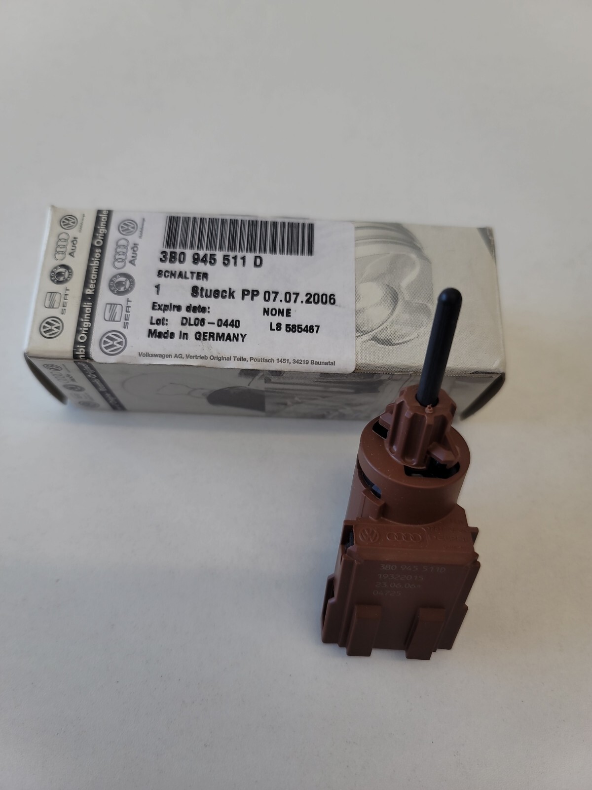Interruptor de luz de freno 3B0 945 511 D VW | eBay