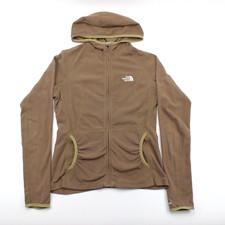 The North Face Masonic Fleece Hoodie Light Brown Women's S Tka 100 Lightweight