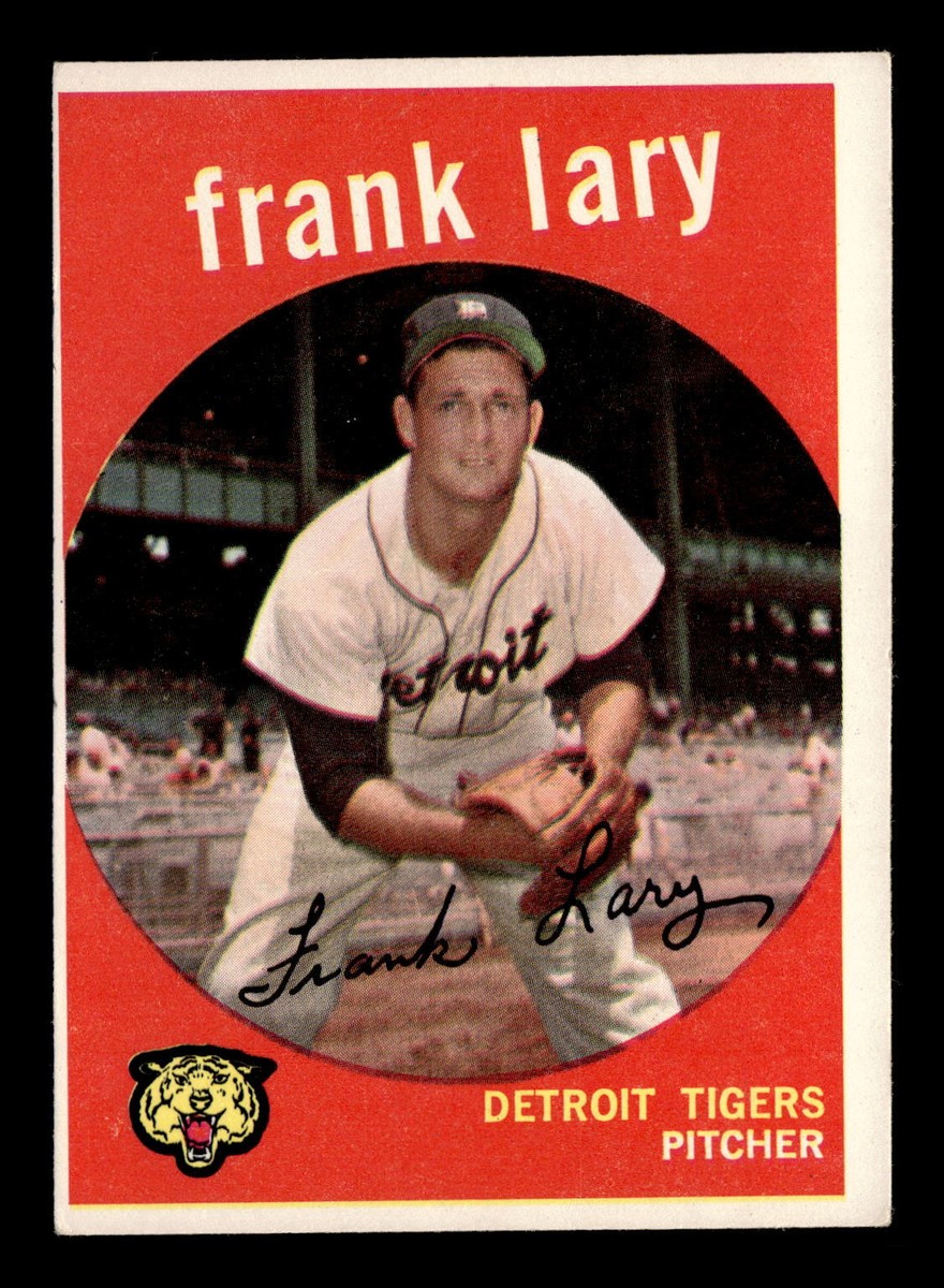 Frank Lary 1959 Topps #393 Detroit Tigers GD | eBay