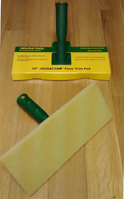 Durafoam 10'' Floor/Trim Pad Paint and Finish Applicator with Handle #8040