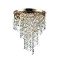 Maytoni Cascade Kronleuchter, HäNgeleuchte 7X E14 Gold