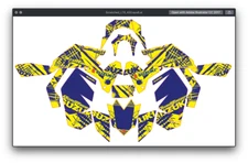 Fits Suzuki LTR450R GRAPHIC KIT STIKERS DECAL kit LTR 450r all years racing