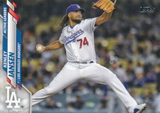 Kenley Jansen 2020 Topps Update Series #U-82 Los Angeles Dodgers card