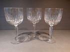Set of 3 Tiffin-Franciscan Clear Arlington 7 1/8" Water Goblets EXC — photo 1