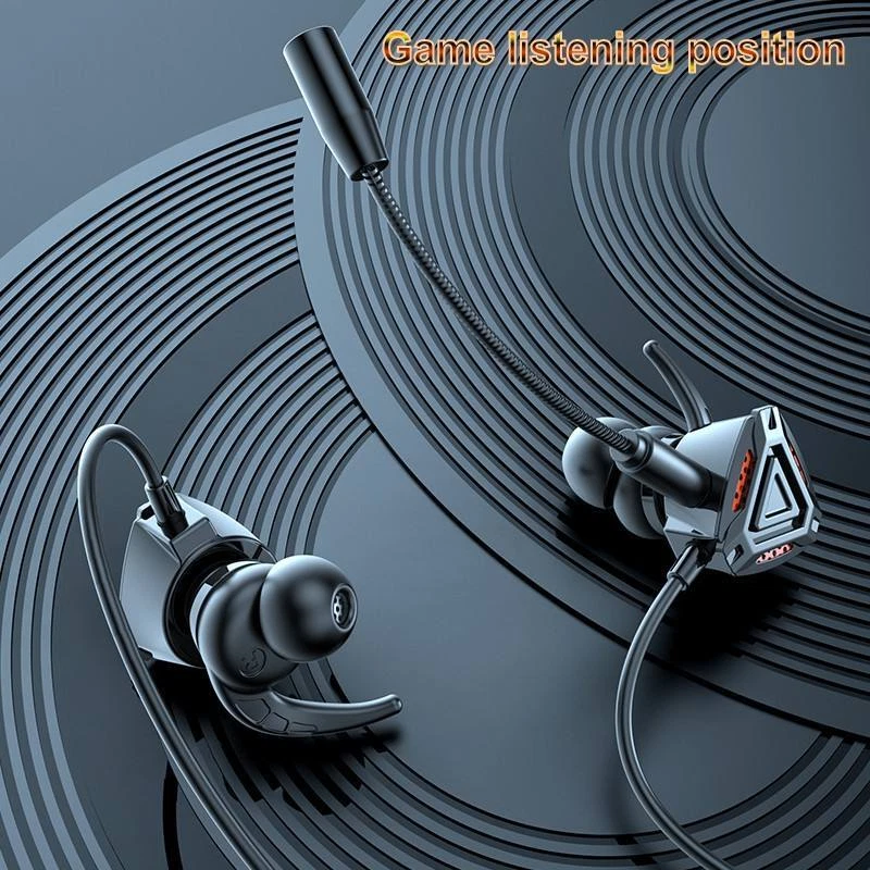 3.5mm Gaming Earphone In-Ear Stereo Headset Mic For PS5 PS4 Xbox PC Nintendo Tab - Image 4 of 4