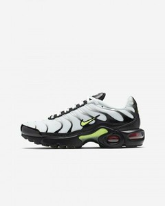 air max plus white black volt