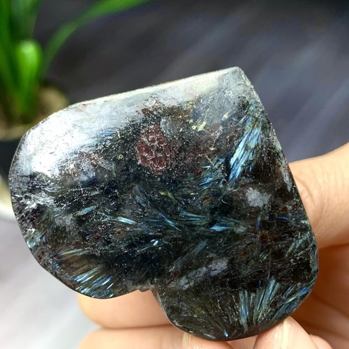 44G Mágico Natural Rosa Rojo En Forma de Corazón Cristal Mineral Espécimen - Imagen 5 de 18