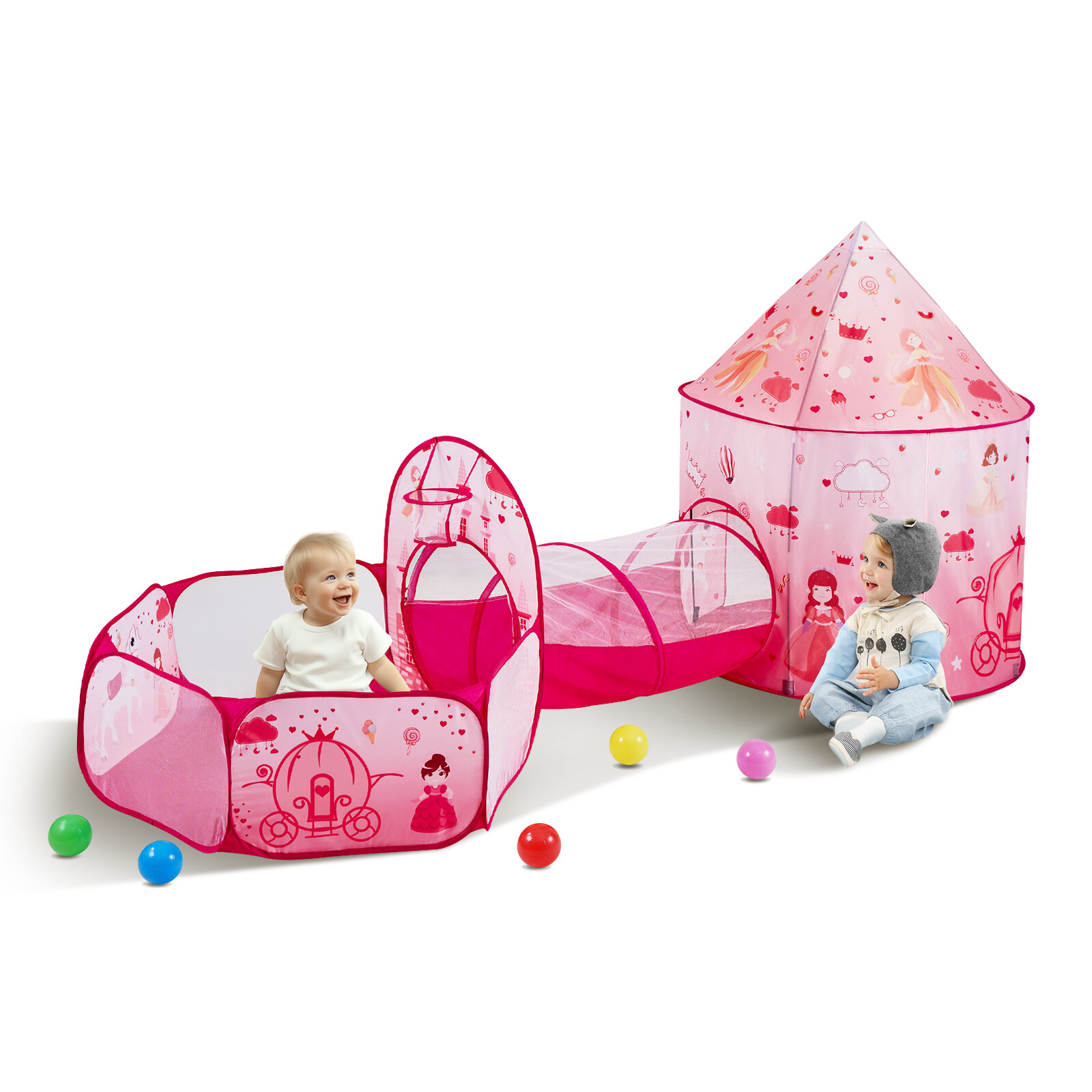 VEVOR Tienda de juegos para niños Castillo inflable Maleta para niños pequeños