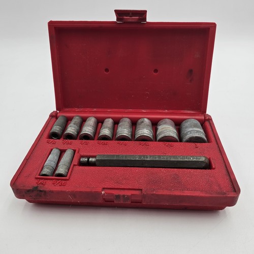 Matco 79PK 11pc Punch Set Gasket Cutter Hole w/Case 1/4 1" Matco