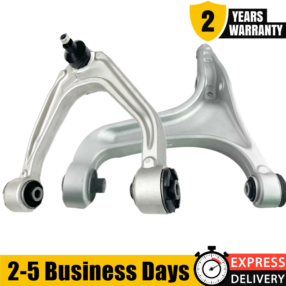 2x Upper Lower Front Left Control Arms For Maserati M156 Quattroporte Ghibli 14-