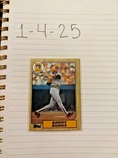barry bonds misprint topps 320 1987 perfect condition