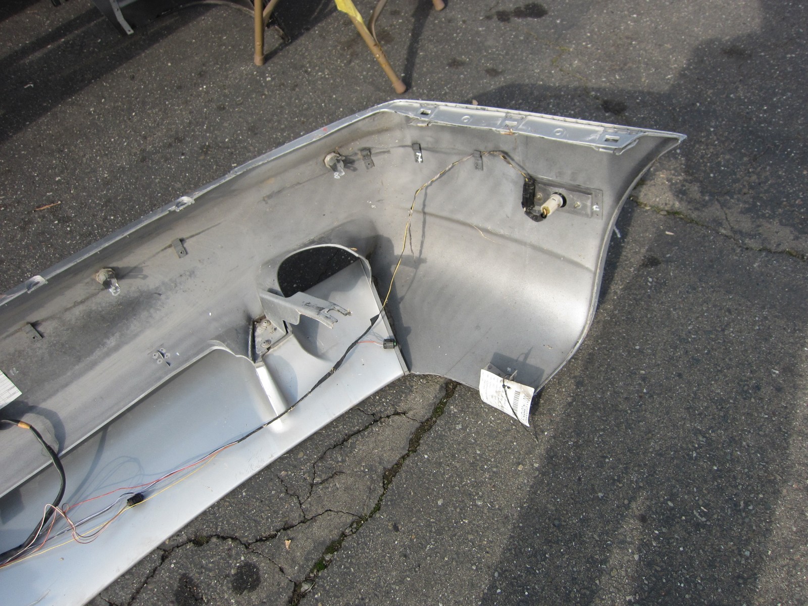 Maserati 4200 Used OEM Silver Cambiocorsa Rear Bumper Part# 980001070