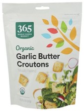 Crutones de mantequilla y ajo orgánicos 3…