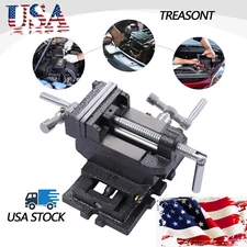 3"in Cross Slide Vice 2 Way Drill Press Bench Vise Clamp Milling Woodwork Metal