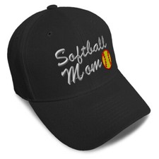 Baseball Cap Softball Mom Acrylic Mommy Activity Dad Hats for Men  Women 1 Size