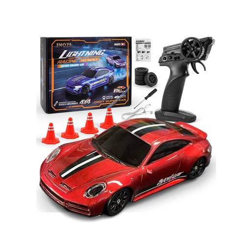 2.4G Mini High Speed RC Drift Car 1/43 Racing Vehicles 4WD RTR Mini Toys Models - Picture 18 of 19