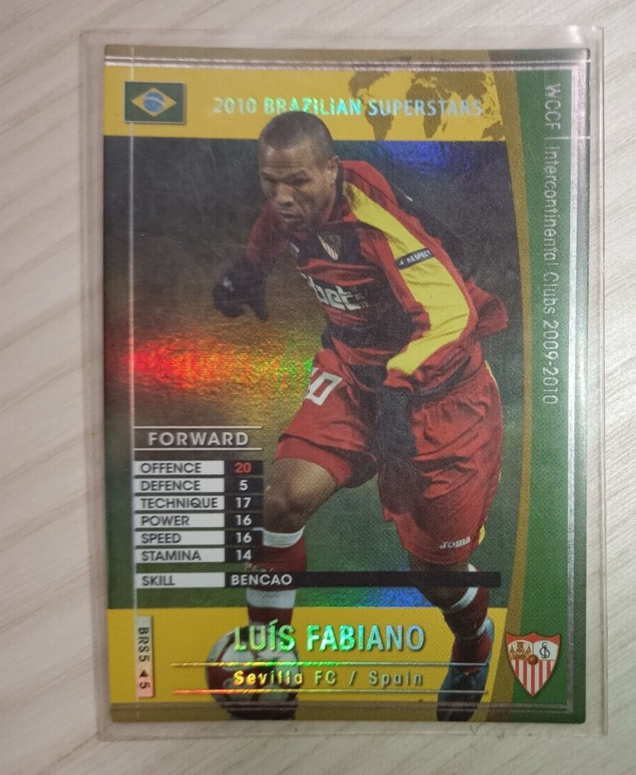 2009-10 Panini WCCF European Clubs - BRS 5 / 5 Luis Fabiano versión Japón