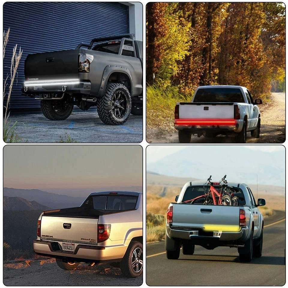 Светодиодная лента для заднего фонаря заднего хода указатель поворота для Chevy Silverado 1500 HD 60 дюймов - Изображение 4 из 4