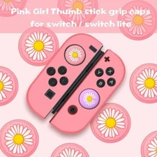 Joystick Thumb Grips Silicone Cap For Nintendo Switch Lite Joy-con Button Cover