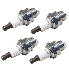 ECHO NGK Spark Plugs Set of 4 BPM8Y 14mm 30k Miles Longevity Compatible Models