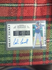 Corbin Carroll 2019 Contenders DP #7 RPS On Card Auto Blue Jersey