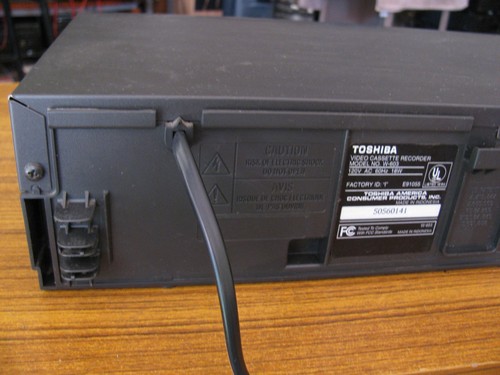 Toshiba W-603 Video Cassette Recorder/w Remote Fully Tested Working Condition - Picture 9 of 12