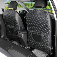 Car Seat Protector for Child, [1 Pack] Universal Auto Seat Leather Cover, Seatba