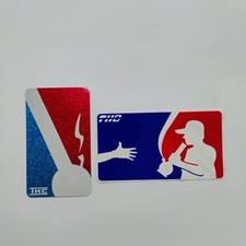 THC Clothing 2 Pack Parody Stickers 1990's  Classic Vintage Skateboarding Retro